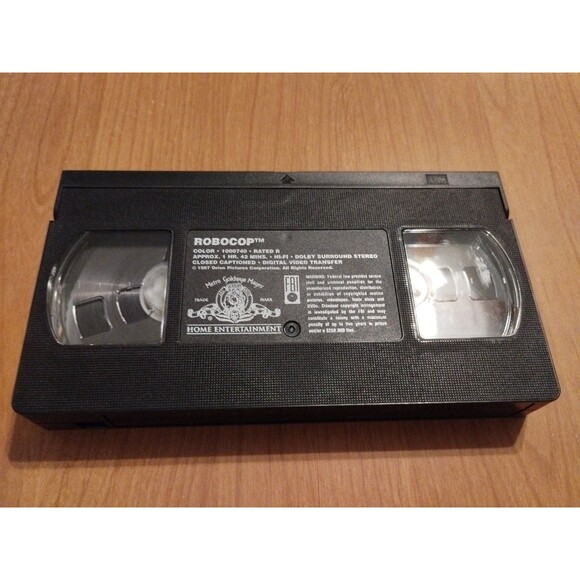 Robocop VHS Tape - Peter Weller, Nancy Allen, Ronny Cox - Picture 7 of 7